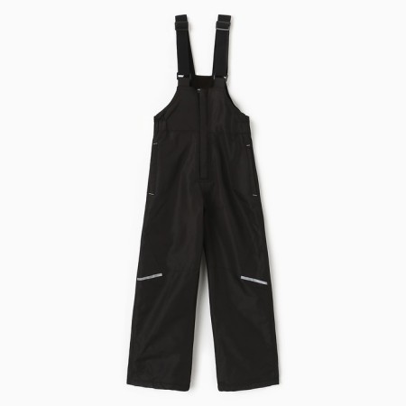 Semi -combination insulated for boys, black color, height 140 cm
