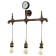 Sconces "Fortel" 3he27 40W bronze 55x10x56cm