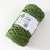 Knitting cord 100% polyester, width 5 mm 100m (olive)