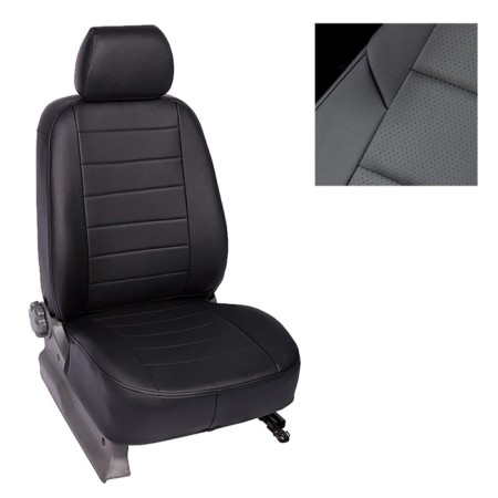 Auto-Chekhls for Volkswagen Touran I/II, 2003-2015, eco-leather, set