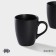 Porcelain mug Magistro Carbon, 380 ml, black color