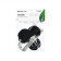 U-shaped brackets, h = 15 cm, with a plastic clamp, a set of 10 pcs., Greengo