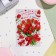 Postcard "The most beautiful and bright!" Red tulips, 12.5x19.5 cm