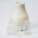 Children's nasal aspirator, with a cap, white color