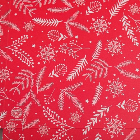 Gift box with PVC "Gift", 20 x 30 x 8 cm, New Year-6