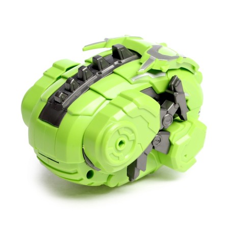 Hasmosavr robot-dinosaurus, transforms into an egg, green color-6