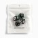 Dice play "Game time", 1.6 x 1.6 cm, set 2 pcs, green