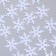 Sequins "Snowflake" 20 g, white color, 23 mm
