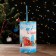 Gift box, tube "Troika deer" (200 mm intrality) 120 x 220 mm