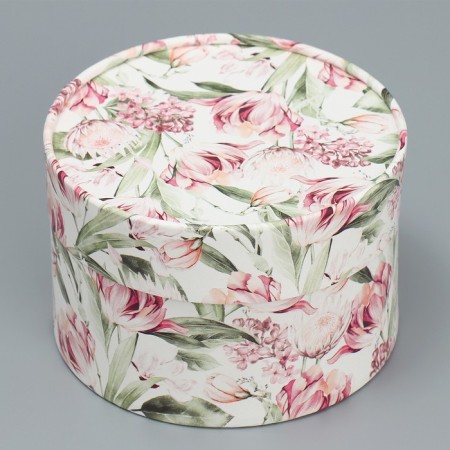 Gift box, packaging, "flowers", 13 x 8.5 cm