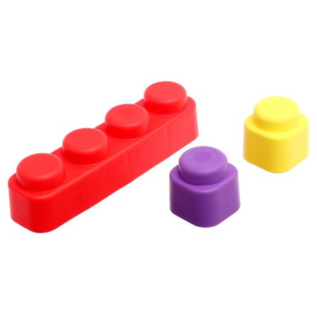 Designer "Soft bricks Plus. Funny transport ", 10 parts, wheels-4