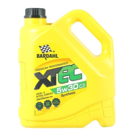 Motor oil Bardahl 5W-30 XTec C3 36302, synthetics, 4 liters