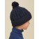 Children's hat, size 51-52, dark blue color