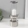 Ceramics candlestick, glass for 1 candle "Omut" d = 8 cm silver 9.5x9.5x26 cm