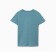 T-shirt for a boy, the color is gray-green, height 122 cm