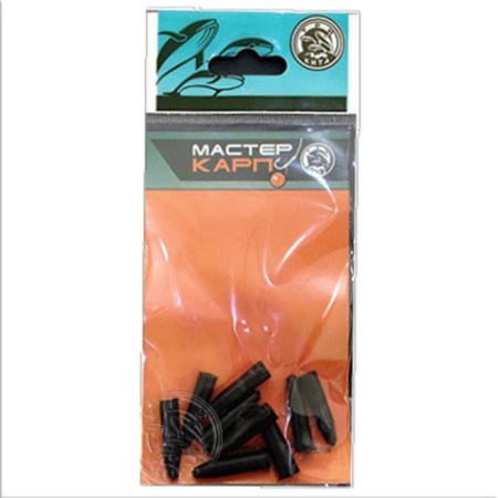 Silicone cone for clip, size l, color black, 10 pcs.