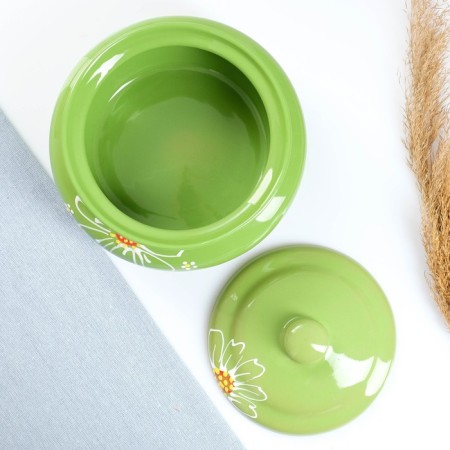 Pskovskaya pelmens 1.8l / 15x20.8 cm, chamomile Green-2