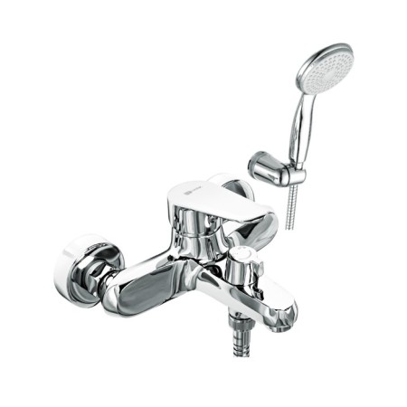 Lemark Point LM0314C bath mixer, single -leaf, pour 167 mm, watering can
