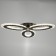 Luer with DPD 1095/3bk LED 114W Dimmer black 50x50x8 cm Bayerlux