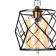 Bayerlux lamp "Kuara" E27 40W black 28x28x19-119 cm