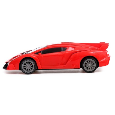 Radio -controlled car "Street Racing", 1:20, light, works from batteries, red color-1