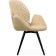 STULL OF A MARACASAS Muat Metal/velor, black/beige 63x65x96 cm
