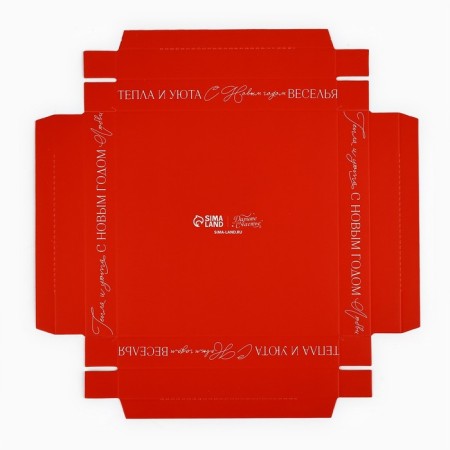Box for Musser cakes "Fun", 17.8 x 17.8 x 6.5 cm, New Year-7