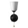Sconces "Online" (Tsil.) 1x15W E27 Model: BR 02076 Black 10.5x15x27cm