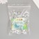 File for a candle cotton, white metal 8 cm