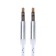 Audio Oxion AUX018, Jack 3.5 mm (M) -Jack 3.5 mm (M), 1m, silver