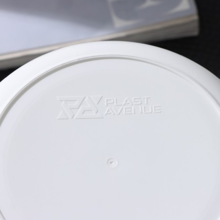 Kashpo with an insert “clover”, 3.2 l, d = 17.5 cm, h = 16 cm, white color-6