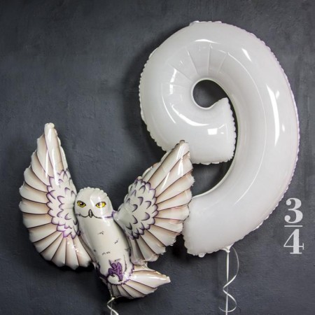 Foil ball 38 "owl"-1