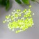 Decor for creativity "Fluorescent rhinestones. Lemon -yellow" set of 144 pcs SS10 - 2.7 mm