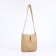 Cross-Bodi Bag on a zipper, beige color