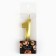Candle figure for the cake "1", gold, 2.5 x 8 cm.