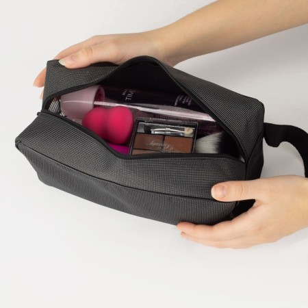 Lightning cosmetic bag, gray color-2