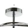 Chandelier "Eva" 8x60W E27 chrome 75x75x27cm svk