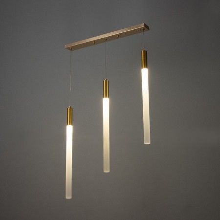 Bayerlux suspension of Bayerlux "Jedi" 3xLED 9W 4000k gold 3x3x50-250cm-2