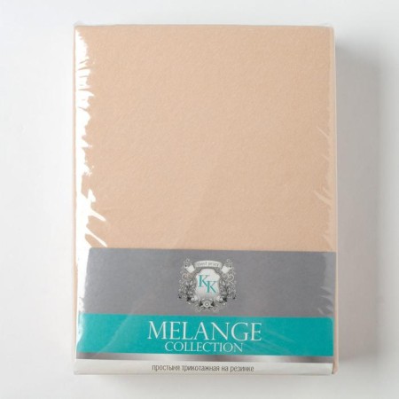 Blue-up sheet "Couple-Cupa", 180x200x20 cm, beige, knitwear-3