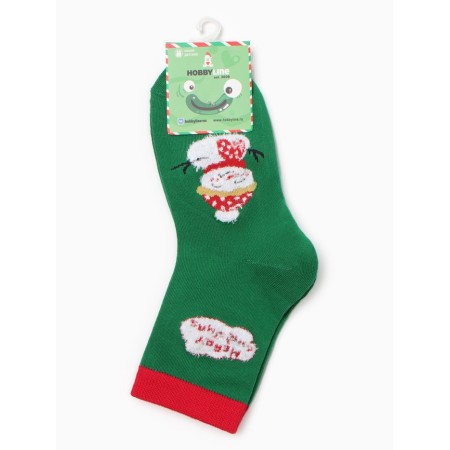 Children's socks "New Year's assorted", color mix, size 18-2