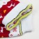 Women's terry socks "Norway", white color, size 23-25