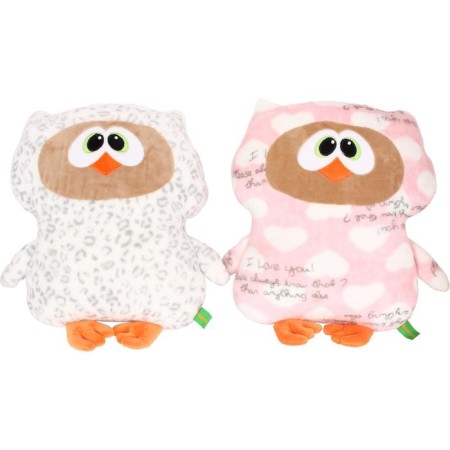 Soft toy "owl software", 25 cm, mix