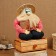 The amulet - Berendey in the hat, sits on the chest, "h = 32 cm, mix
