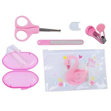 Manicure children's set "for baby", 4 subjects: scissors, knipser, saw, brush-1
