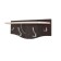 Wall hanger, 855 × 250 × 300 mm, wenge / oak milk