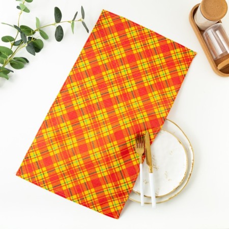 Cage towel, mix, 35x60 cm