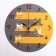 Wall clock "Cats", discrete move, D-23.5 cm