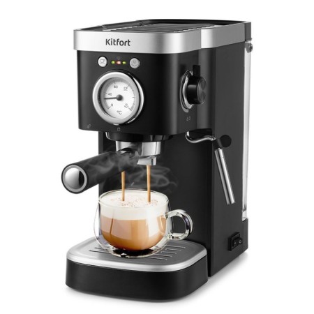 Coffee machine KitFort KT-788, 1100 W, 15 bar, 1.2 l, cord length 0.7 m