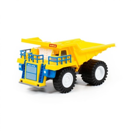 Career dump truck BelAZ, in a grid