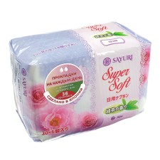 Ежедневные гигиенические прокладки с ароматом зеленного чая Super Soft, 15 см, 36 шт.